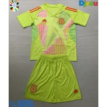 Njemačka Golmanski Gostujuci Dres za djecu EP 2024 Kratak Rukav (+ Kratke hlače)